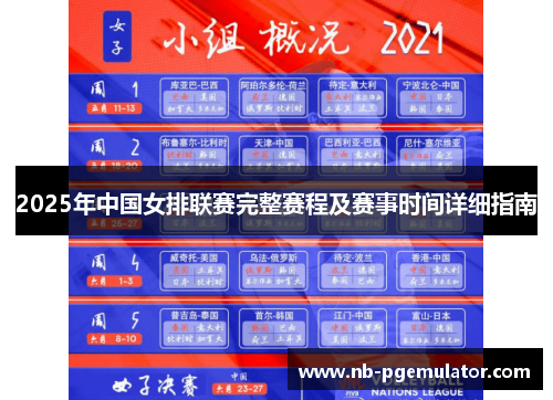 2025年中国女排联赛完整赛程及赛事时间详细指南