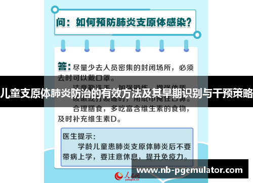 儿童支原体肺炎防治的有效方法及其早期识别与干预策略