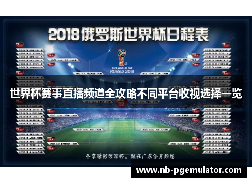 世界杯赛事直播频道全攻略不同平台收视选择一览